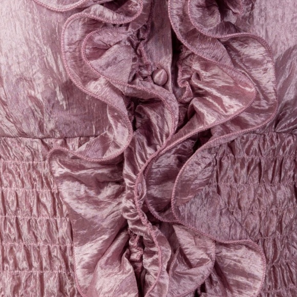 Pink Blush Ruffle Party Top⬇️⬇️⬇️ - Picture 3 of 5